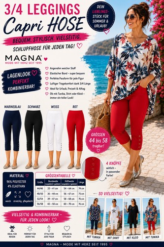 Leggings capri hose - 3/4,