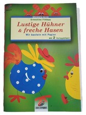 Bastelbuch Papier Hühner