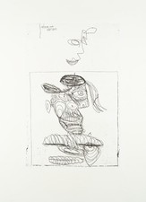 P. PALOMA (*1938), "Hommage a Picasso",  1993, Rad. Experimental Abstrakt