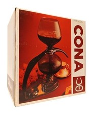 CONA Kaffeebereiter Größe A Kaffeemaschine 337117 Glas Vintage Selten OVP NEU