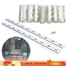 PVC Streifenvorhänge Lamellenvorhang für Industrie,Pferdestall Kuhstall 7 Stk