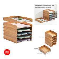 Büro Ablagefächer Holz 6