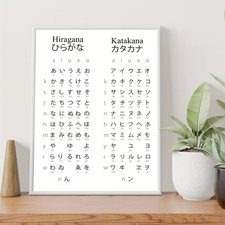 Leinwanddruck  Japan Hiragana