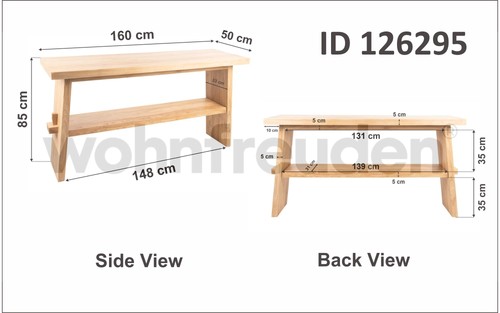 160 teakholz - 160, cm