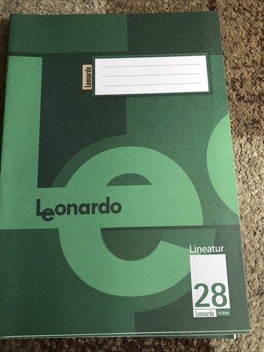 Leonardo hefte kariert - 3,