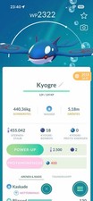 !!! Pokémon GO  Kyogre Von 2018 Lucky Trade!