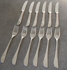 WMF SOLO Besteck, 6 Messer und 6 Gabeln, Speisebesteck, Edelstahl