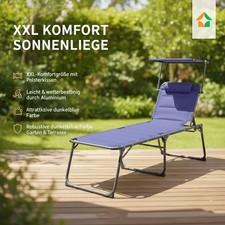 XXL-Komfort-Sonnenliege inkl