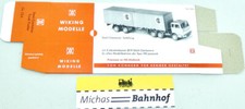 Wiking 524 Stahl Container Sattelzug Mercedes Karton leer H0 1:87 å