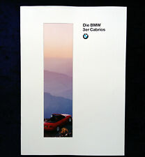 BMW 3er, E 36, Cabrio Prospekt 2.1994 Modelle: 318i, 320i, 325i