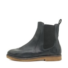 Timberland Damen A2FQ5 Stiefeletten Schwarz Leder Chelsea Boots EU 41