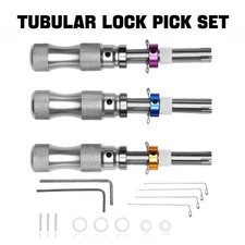 Rohrschloss Pick Set Edelstahl Sicherheitsschraubendreher Vorhängeschloss 7 mm