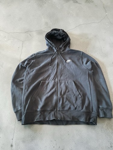 Nike hoodie zip - zip, grau