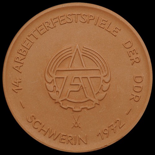 Schwerin porzellan medaille - schwerin:, porzellan-medaille