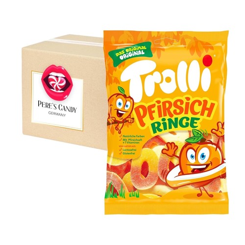 Trolli pfirsichringe - trolli,