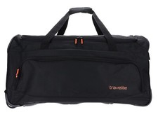 travelite Basics Fresh Wheeled Duffle Reisetasche Trolley Black schwarz