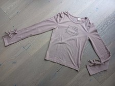 H&M Langarmshirt Hallo Kitty braun Gr. 146/152