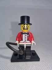 Lego Minifigur - Circus Ringmaster, Zirkusdirektor, Serie 2 Sammelfigur, col019