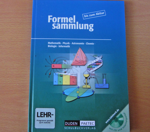 Formelsammlung bis zum