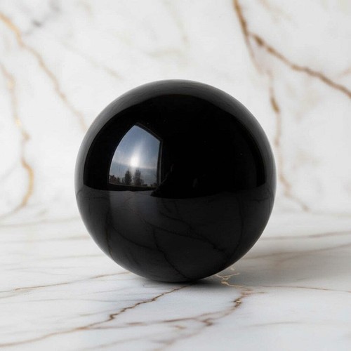 Obsidian kugel 10cm - 1,3, kg