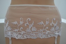 Wolford Lace Suspender Stocking Belt Straps Strumpfhalter Extra Small