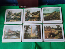 6 tischmatten aus England  ,Vintage, untersetzer, Platzset