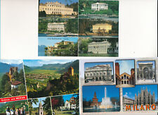 3 Ansichtskarten  Italien Lago di Como, Meran, Mailand/Milano unbenutzt