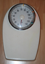 Mechanische Personenwaage bis 130kg Rutschfeste XL Trittfläche extra große Skala