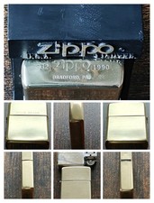 Zippo Solid Brass 1932-1990
