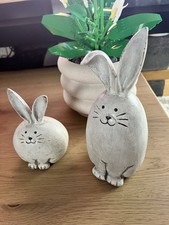 Osterhasen Paar aus Vollholz