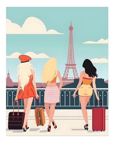 Paris reise mode wandkunst - paris, reise-mode-wandkunst