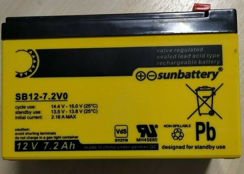 Sun blei akku 2 ah - blei, v