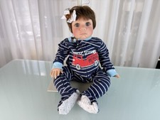 Künstlerpuppe Pat Moulton Vinyl Puppe 50 cm. Top Zustand