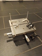  Mahr XY Kreuztisch 20x20cm mit 2x Analoge Mikrometern + Zubehör