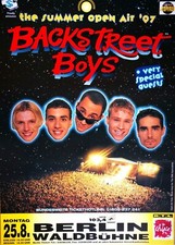 BACKSTREET BOYS  1997 BERLIN - orig. Concert Poster - Konzert Plakat  A1 xx - YY