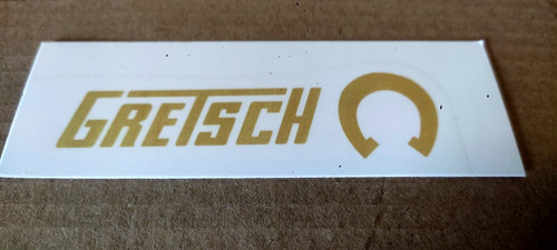 Gretsch gold headstock - gold,