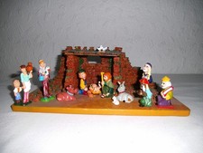 weihnacht krippe mit figuren gebraucht