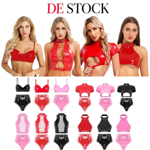 Damen wetlook dessous outfits - wetlook,