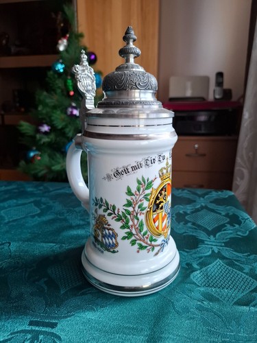Alter porzellan bierkrug - alter,