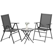 Bistro-Set 3-teilig Metall