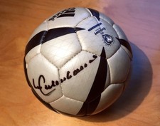 ORIGINAL FRANZ BECKENBAUER AUTOGRAMM *** AUF EURO EM 2004 MINI-BALL ***