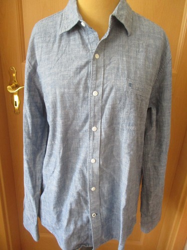 Herrenhemd jeanshemd blau - herrenhemd,