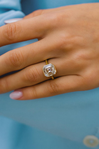 Asscher moissanit - asscher,