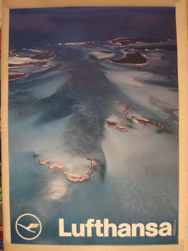 Poster plakat lufthansa - plakat,