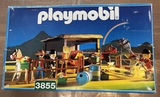 Playmobil 3855 Reitplatz Unterstand Dressurviereck Turnier Offenstall Zaun OVP