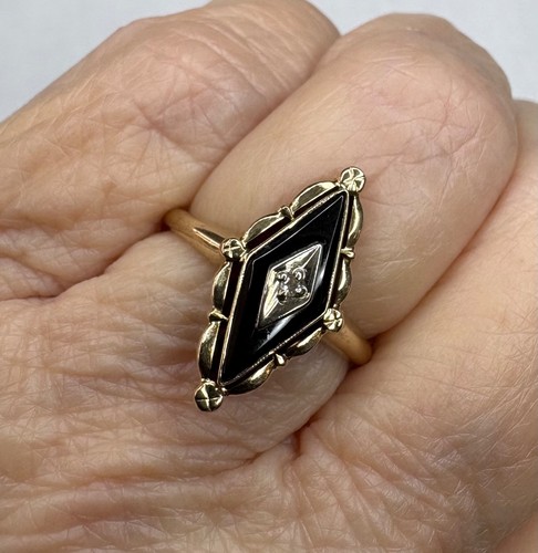Art deco ring marquise - ring, marquise-form