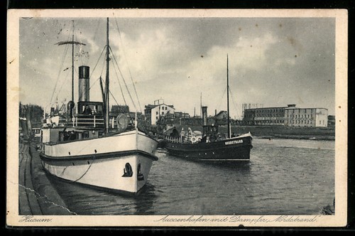 Ansichtskarte husum - ansichtskarte,