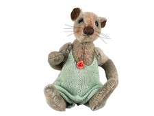 Künstler Stofftier Maus 14