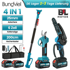 4IN1 Akku Kettensäge Teleskop