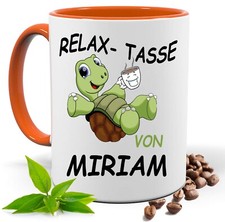 RELAX TASSE MIT NAMEN